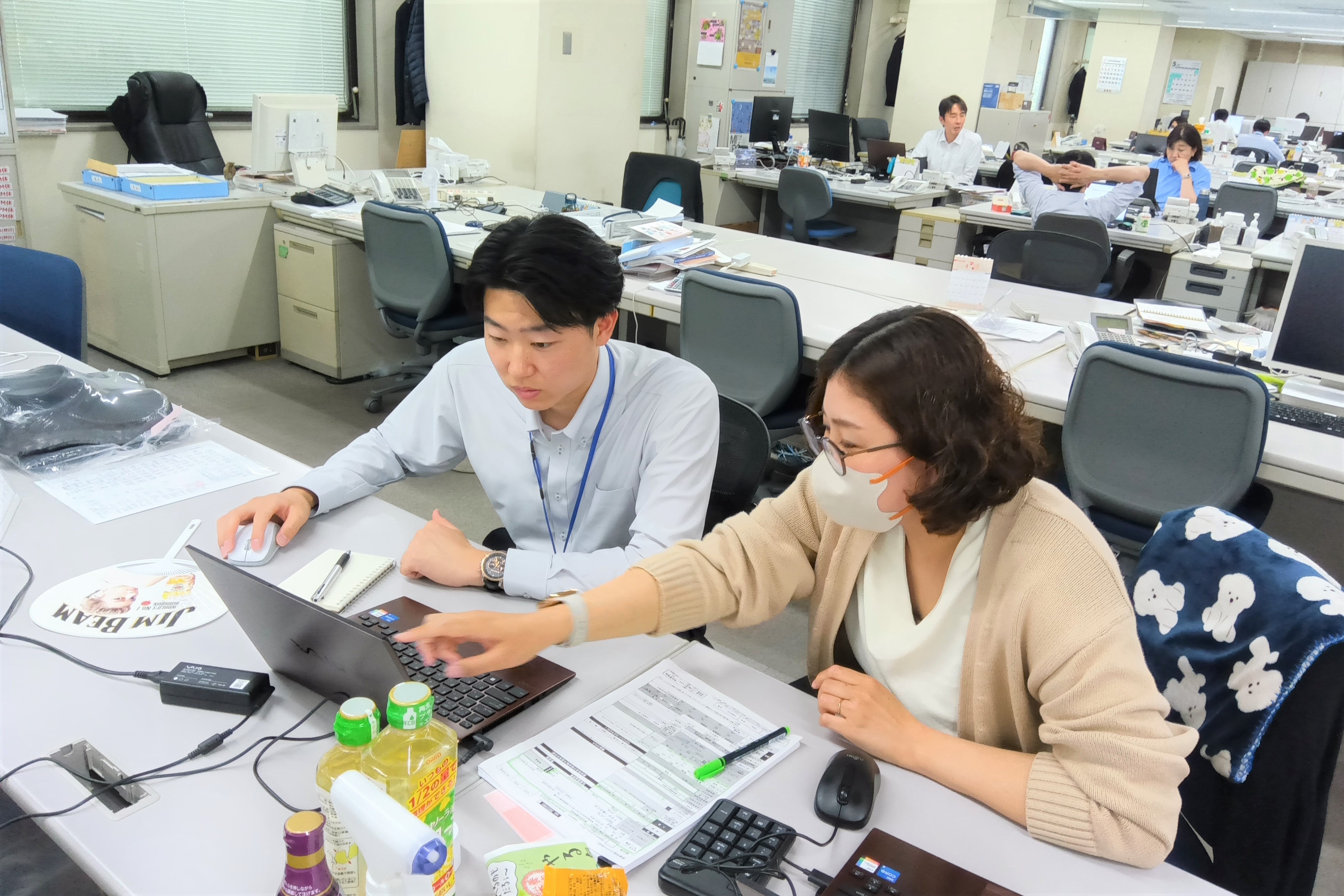 先輩社員のOJT